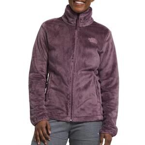 The North Face Osito Fleece Jacket Full Zip in Midnight Mauve Purple, Size Small